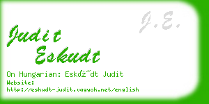 judit eskudt business card